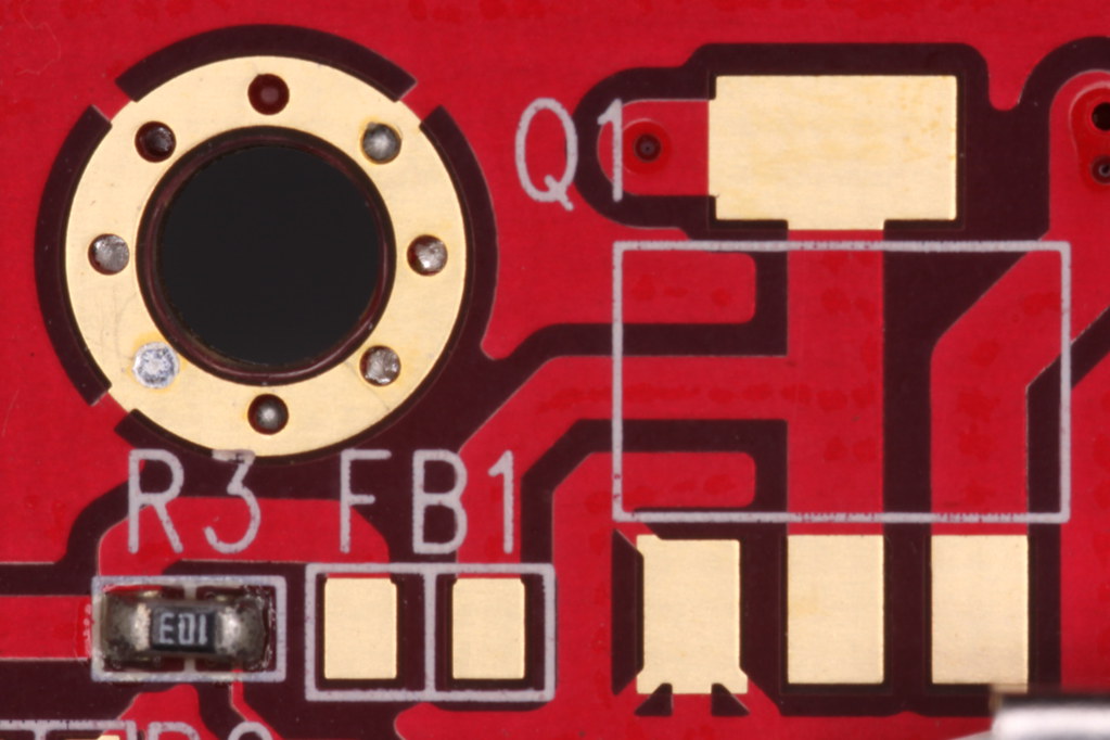 Red printed circuit board